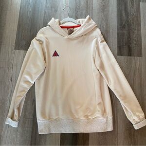 Nike ACG Hoodie Mens Size Medium Cream Tan